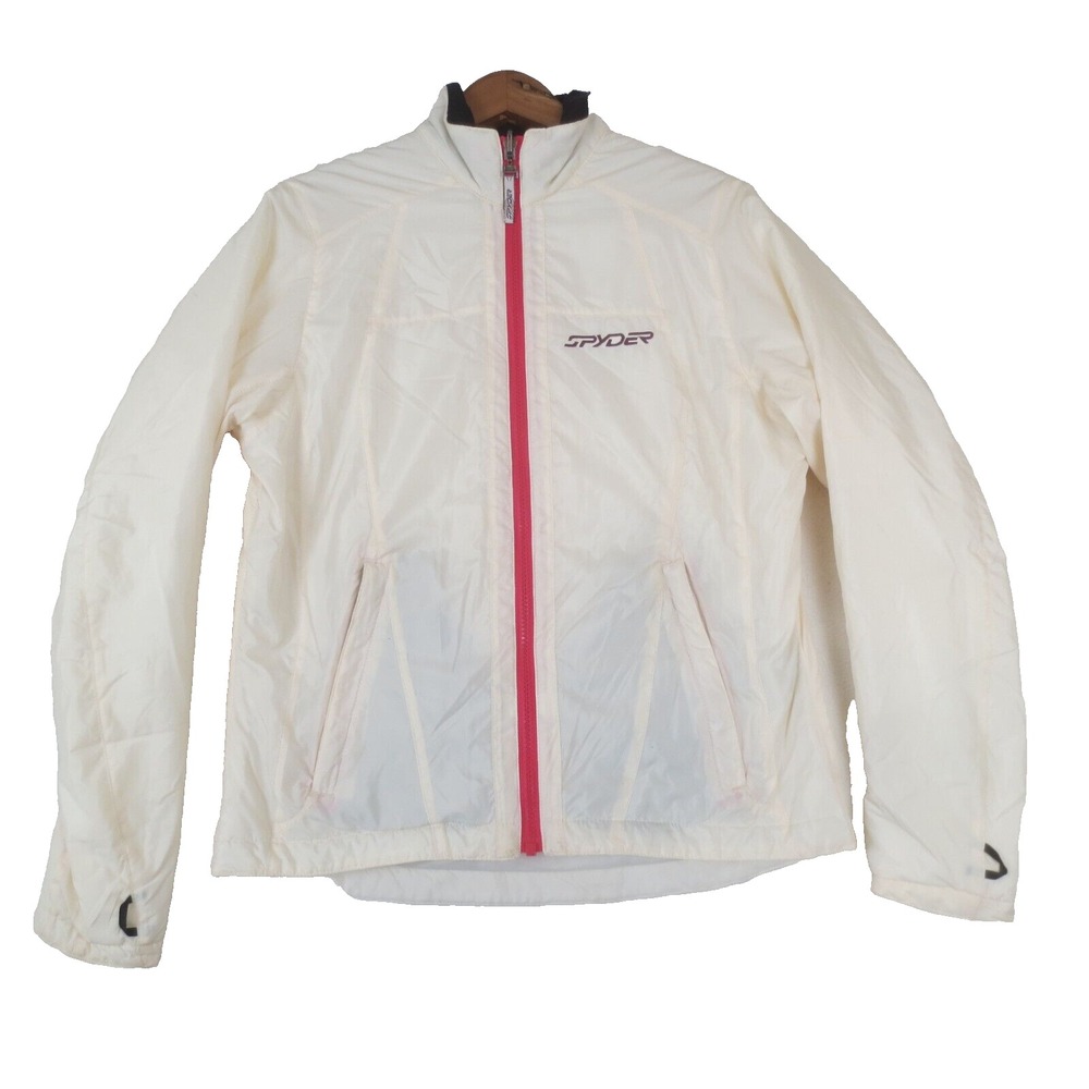 Spyder Soft Shell Liner Jacket Womens 8 Ivory Outdoor Winter Snow Liner Only
